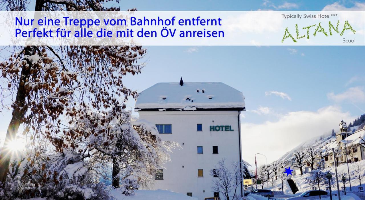 Typically Swiss Hotel Altana Scuol Exterior photo